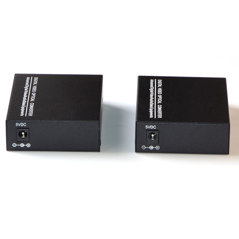 wt 1 channel video optical transceiver 1 channel pure video optical transceiver fc supports single multi-mode single fiber 20km lightning protection pair