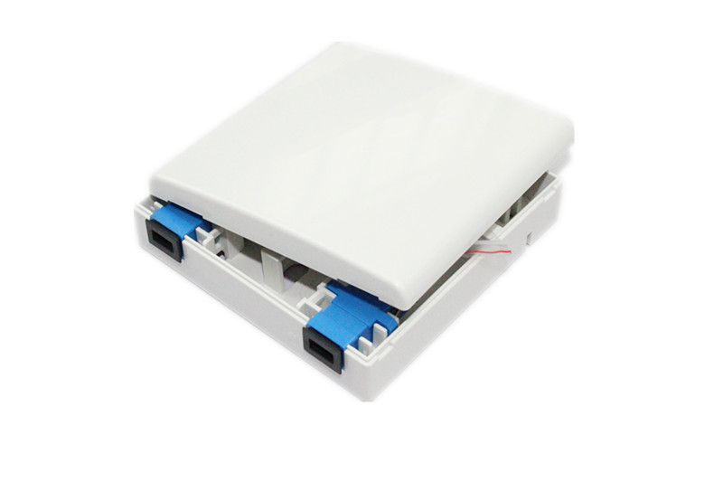 type 86 fiber to the home fiber information panel leather cable optical cable terminal box 86 desktop box with 2 flange head fiber panel box fiber cable box
