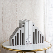 Modern Creative Book Blocking Bookcase Home Desktop Decoration Minimalist Artwork Office Bookcase Wine Cabinet Bookcase Bookcase