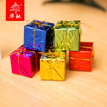 Huachi Christmas pendant decorations 6cm laser gift bag chic Christmas gift cute gift bag pendant