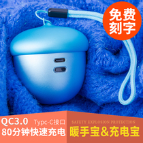 Acorn Handsome Treasure Type-C Smart Fast Charging Mini Nuts Meng Pet Cute Birthday Gift for Wife