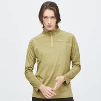 Outdoor quick-drying T-shirt mens long sleeve thin loose large size breathable sweat-absorbing hiking stretch stretch clothes