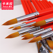 Japanese cherry blossom round head flat head oil brush watercolor pen gouache acrylic paint brush water chalk art special arrangement pen oil brush paint paint brush paint paint pen watercolor pen oil painting watercolor painting brush