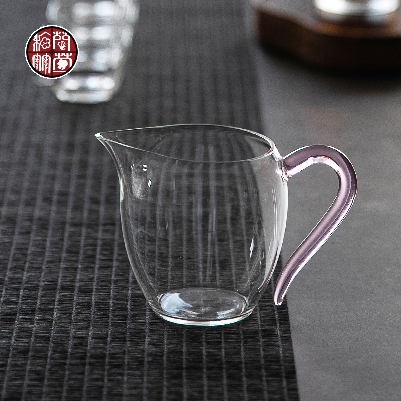 Reasonable high borosilicate glass cup tea device with large capacity transparent heat - proof points put chick tea sea contracted tea accessories