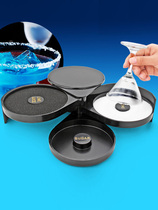 Bar wine glass edge dip Cocktail salt dip Bartending equipment Sticky salt box three layers