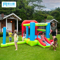 Dr Dolphin Inflatable Castle Children Indoor and Outdoor Small Bungee Basketball Network Bungee Paradise Park