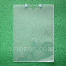 Sucking advertising paper plastic sleeve A3 A4 A5 window glass suction cup label cover file hanging bag