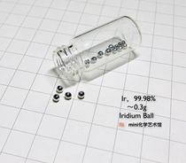 (0 3g version) Double-sided convex mirror round Iridium Pearl Iridium Melt Beads Metal Iridium Pure Iridium 99 98