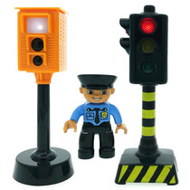 Childrens simulation traffic light toy traffic light luminous model Kindergarten early education safety props
