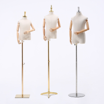 Child model props half childrens clothing store clothing kids display systemic bao bu dai legs mo te jia