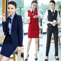 Career suit suit Womens hotels Front desk waiter beauty shop jewelry shop flight attendant uniform