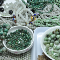 Duyu LOOSE BEADS NANYANG JADE DUSHAN JADE GREEN WHITE BLUE JADE 6MM8MM ROUND BEAD NECKLACE BRACELET DIY WITH BEADS