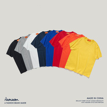 Summer with pure color t-shirt men and women short sleeves and casual cotton mens tops shirt white blouse