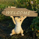 Cute animal rabbit ornaments creative garden gardening gardens opened to welcome home decorations pastoral gift cards Cute animal rabbit ornaments creative garden gardening gardens opened to welcome home decorations pastoral gift cards