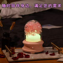 Yonnais Flower Aroma Lavender with Essential Oils humidifiers usb Incense Light Small Tabletop Little Nightlight Creative Diy Gifts
