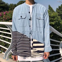 GL 2019SS Patchwork Striped Shirt