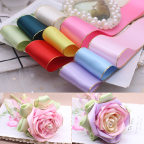 3 8cm diy hand made silk with a rose pen beam bar Chitto Phnom Penh Silk with satin headwear hair decoration material