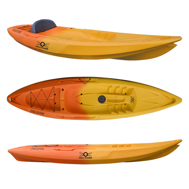 jollyroger 海狗单人皮划艇平台舟独木舟单人船