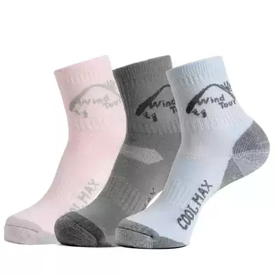 Outdoor sport socks breathable comfort summer thickened tube drying drying socks men running socks