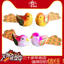 Middle Autumn Handmade Fold Paper Ornament Foam Bird Bonsai Bird Bony Magpie 100 Only Batch Kindergarten DIY Material Emulation Bird