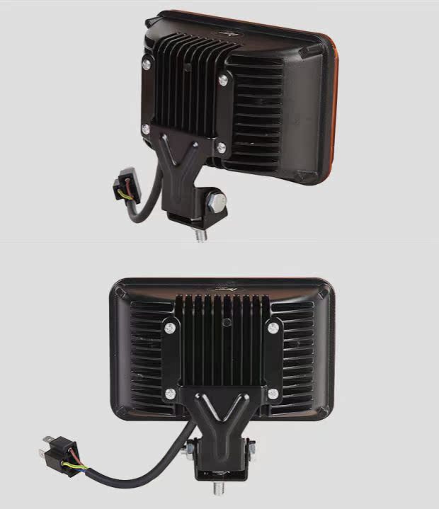 改装超亮强光远光灯12v24v越野大货车顶外置反击射灯_双氙车灯改装网