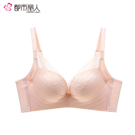 都市丽人内衣女无钢圈18新品手掌杯聚拢软骨