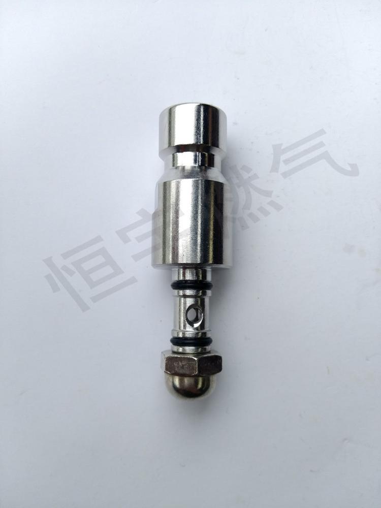 送圈包邮cng汽车天然气配件快充头加气转换头加气嘴带