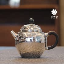 Li Xiabai silver pot sterling silver 9999 tea tea silver pot sterling silver tea tea silver pot boiling water silver pot