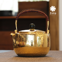 Li Xiaopai pure gold gold pot kettle pure gold 9999 Kettle Teapot gold pot pure gold gold pot