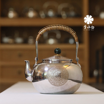 Li Xiaobai silver pot sterling silver 9999 kettle sterling silver pot pure handmade silver pot