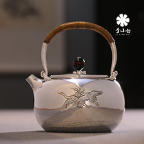 Li Xiabai silver pot sterling silver 9999 Kettle Kettle boiling water silver pot teapot
