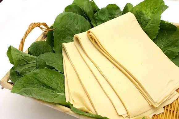 苏北盐城阜宁特产硕集卜页豆腐皮阜宁手工千张传统手工自制百叶