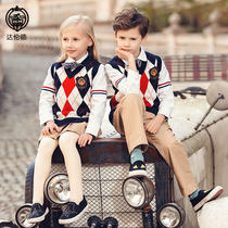 Dallund British style childrens school uniforms kindergarten uniforms spring and autumn uniforms for primary school uniforms Spring and autumn suits