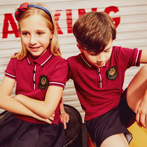 Darrende summer short-sleeved primary school uniforms kindergarten uniforms summer sportswear class uniforms childrens uniforms