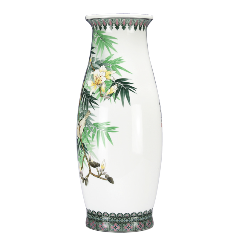 Under the glaze porcelain good send vase color desk mesa of the sitting room porch ark, home furnishing articles business gifts