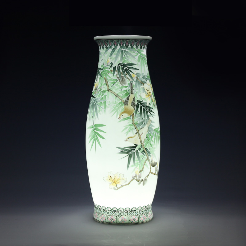Under the glaze porcelain good send vase color desk mesa of the sitting room porch ark, home furnishing articles business gifts