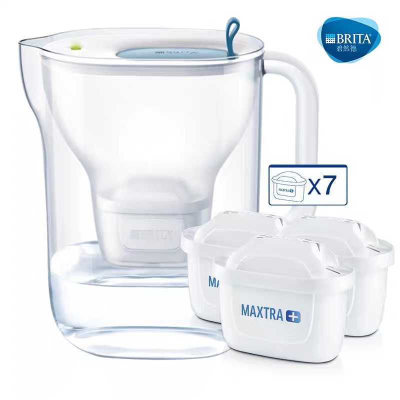 brita brita household water filter kettle water purifier style designer series 3.5l water bottle with 7 cores