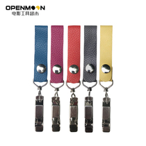 OPENMOON color leather glove clip alligator mouth