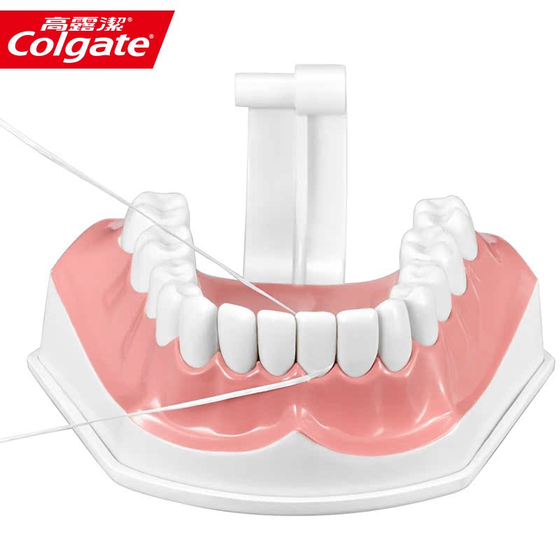 进口高露洁牙线超细50m牙线薄荷味牙线扁线洁牙缝买2送1产品展示图2