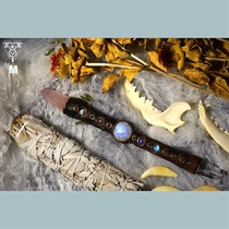 (Lingqi Creation Society) Personality Scepter Powder Crystal Moonstone White Crystal Reiki Wand Small Home Decoration
