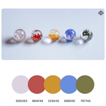 White Crystal Crystal Ball Mineral Wrapped Green Ghost Crystal Glue Blue Line Rock