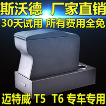 Sward imported Mettway T5 special T6 Kailuwei handrail box Multivan central handrail box modification