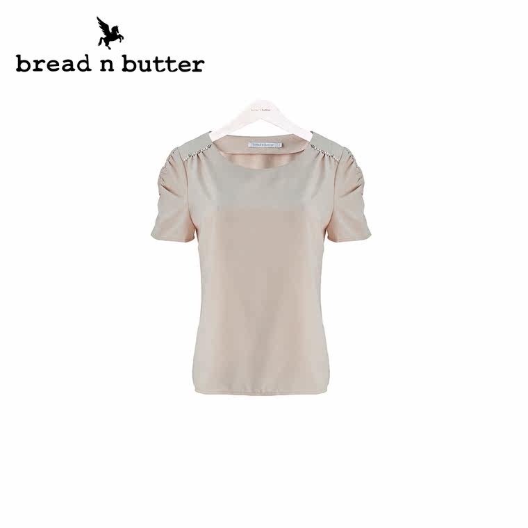 【商场同款】bread n butter面包黄油品牌女装时尚修身显瘦雪纺衫