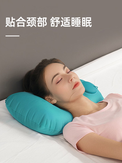 장거리 비행기를위한 베개와 허리 보호 베개와 함께 휴대용 팽창 식 베개 여행 야외 캠핑 텐트 수면 유물 낮잠 베개 장거리 비행기를위한 베개와 허리 보호 베개와 함께 휴대용 팽창 식 베개 여행 야외 캠핑 텐트 수면 유물 낮잠 베개