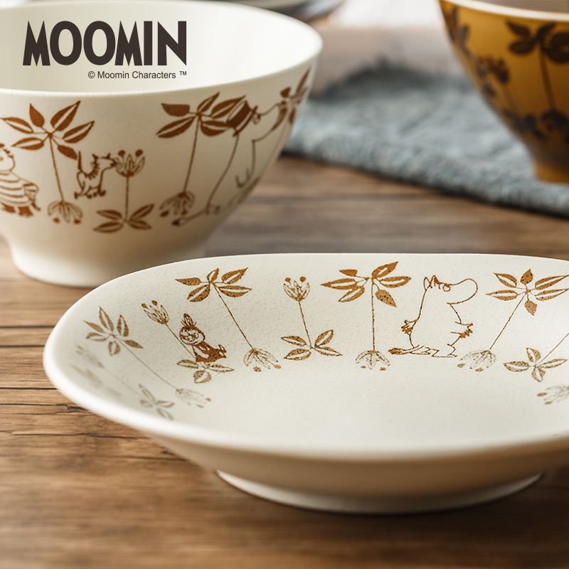 Moomin Finland Moomin porcelain tableware suit dishes dishes suit household dish bowl suit imported from Japan