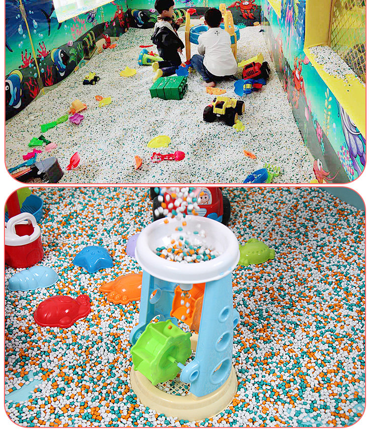 儿童游乐场沙池大颗粒玩具沙子挖沙宝宝家用室内决明子彩石仿瓷沙