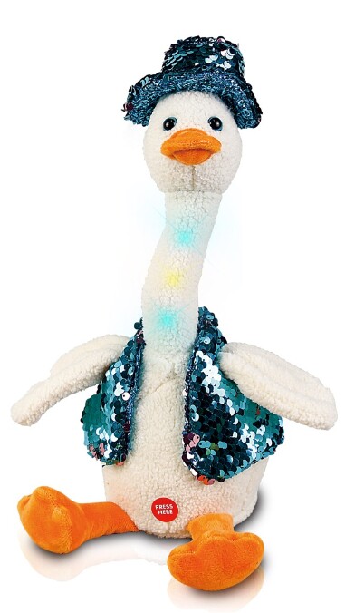 网红变装跳舞鸭自带劲爆舞曲会录音会跳舞60首歌地摊