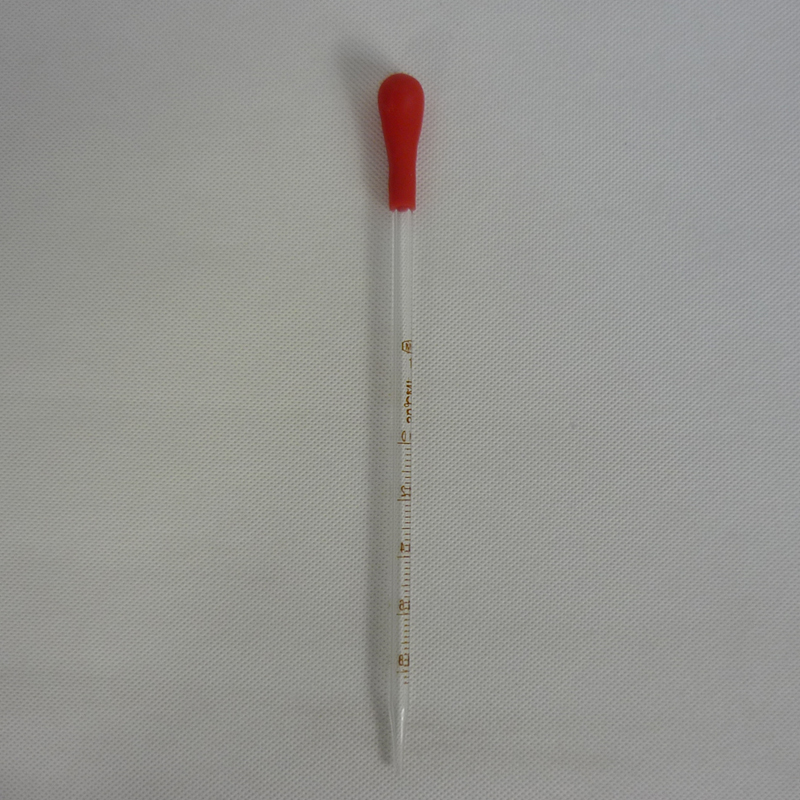1/2/3/5/10ml玻璃刻度滴管 带红皮头 玻璃滴管 胶头滴管 胶头吸管_双