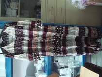 Mid-sleeve V-neck dress L size spot a physical shooting clearance sale at a loss