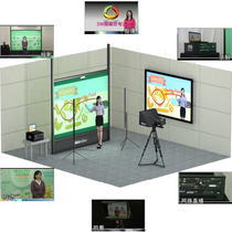 The Yangming Microclass Classroom recording and broadcasting system is designed with an inscription micro-class classroom-back-throw